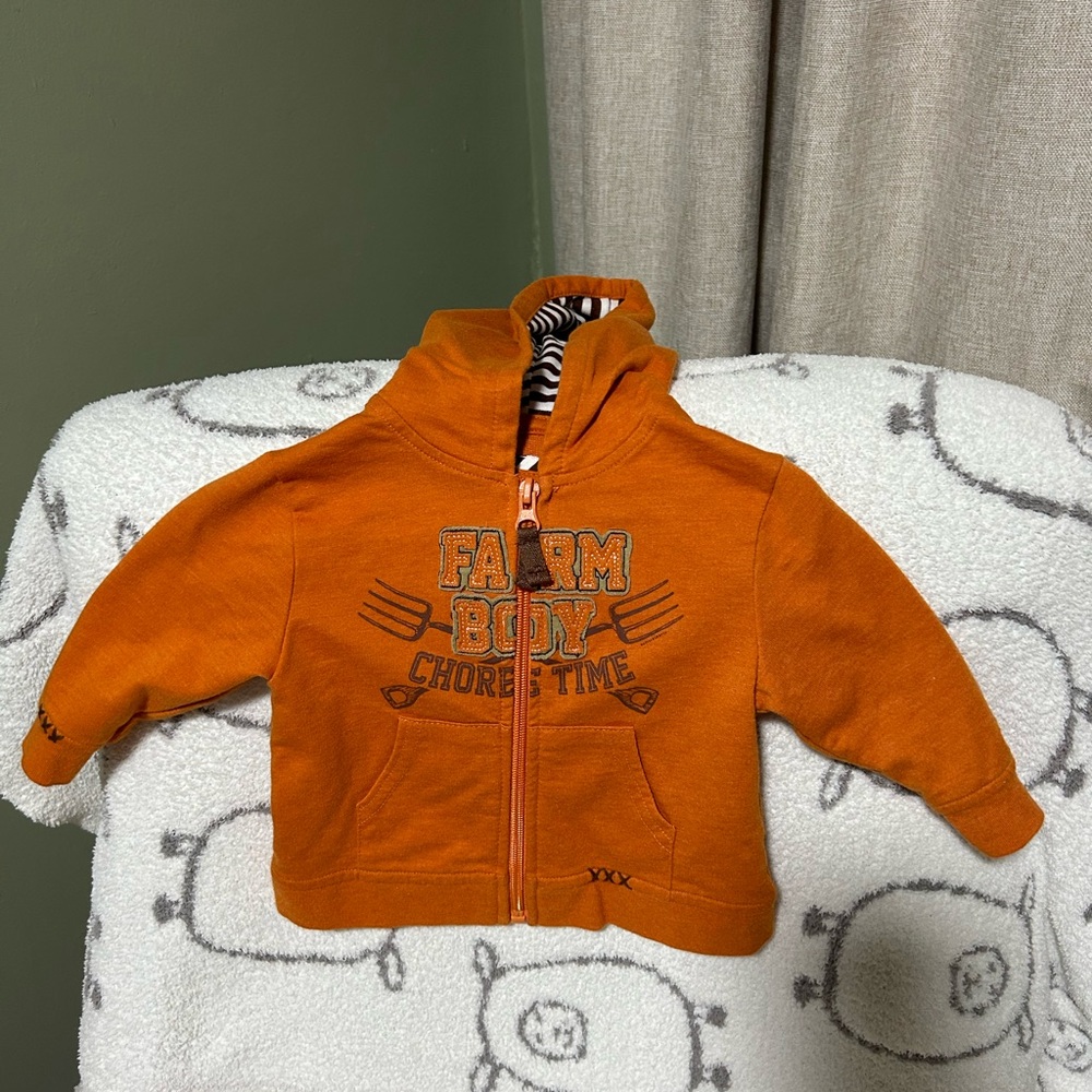 Orange Kids Hoodie